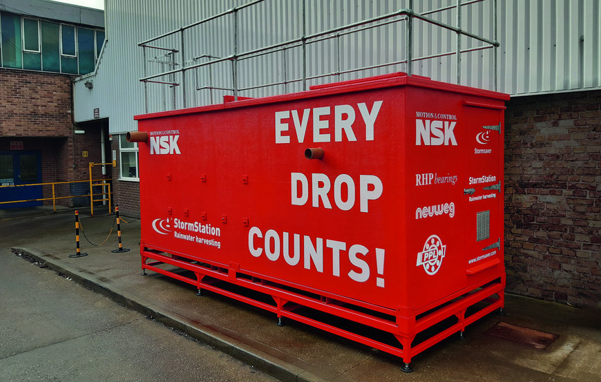 Zakład NSK w Newark wdraża system zbierania wody deszczowej